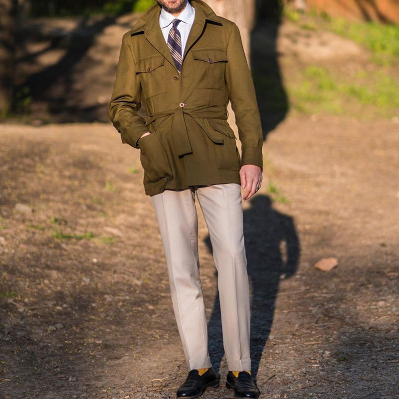 The Expedition Four-Pocket Belted Safari Jacket