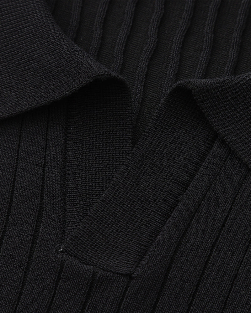 The gran turismo ribbed knit resort polo