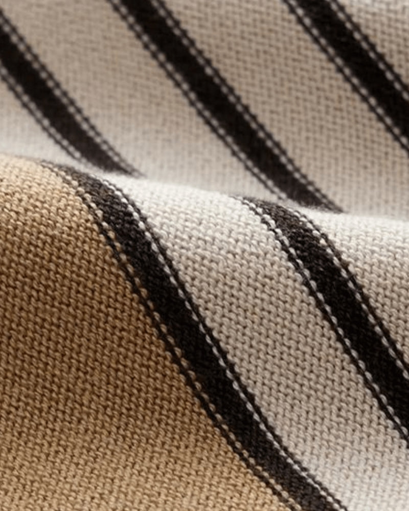 Monte Carlo stripe knit resort polo