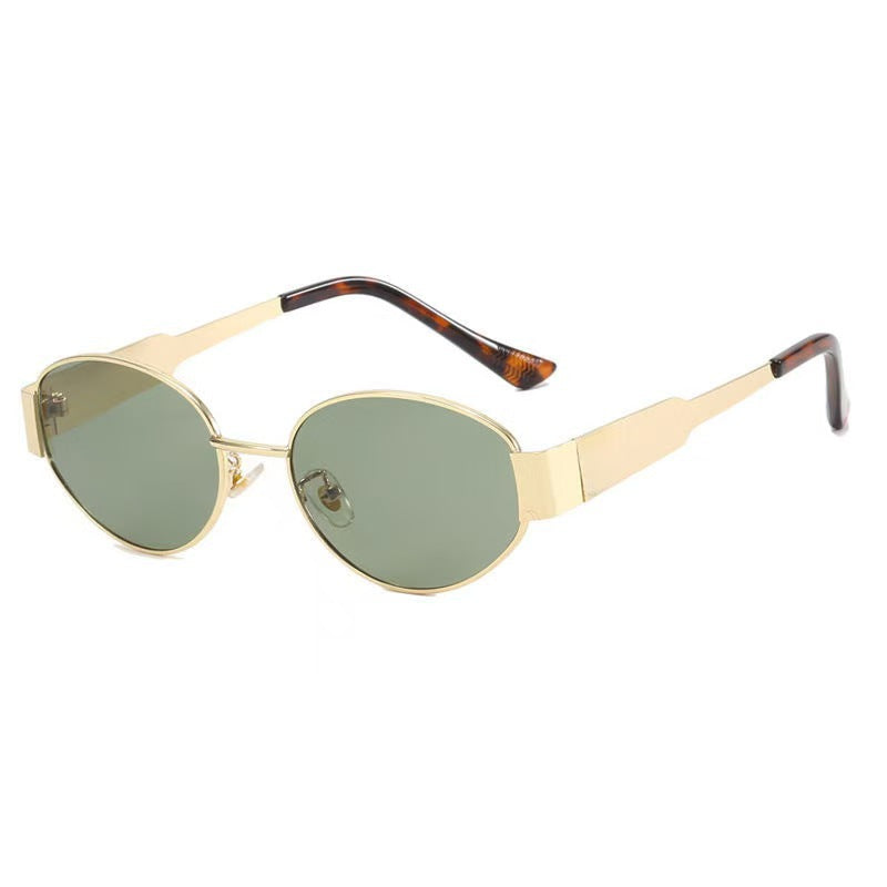 Zara - Metal oval 90s slim fashion sunglasses