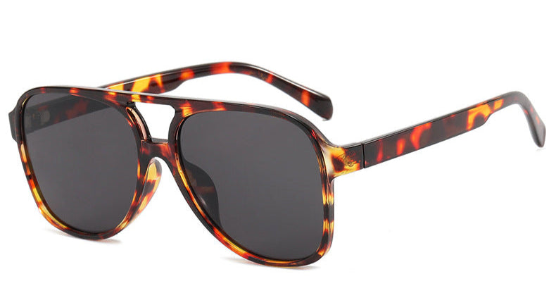 Amelia - Oversized fashion aviator sunglasses