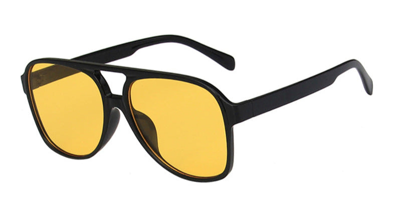 Amelia - Oversized fashion aviator sunglasses