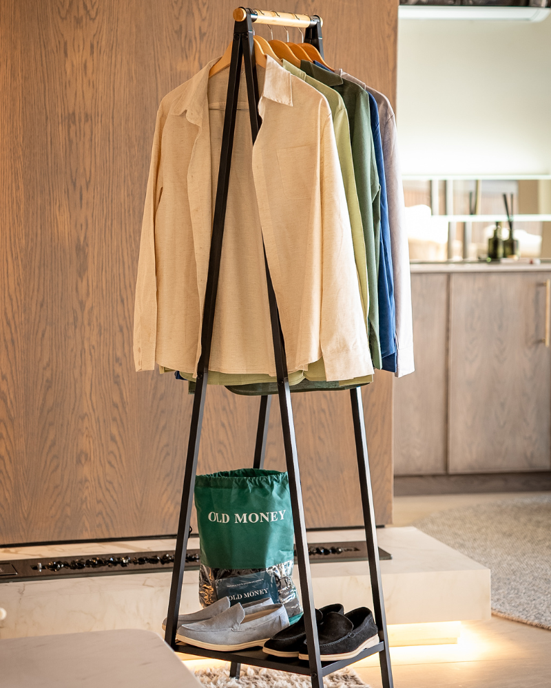 The santorini long sleeve linen resort shirt