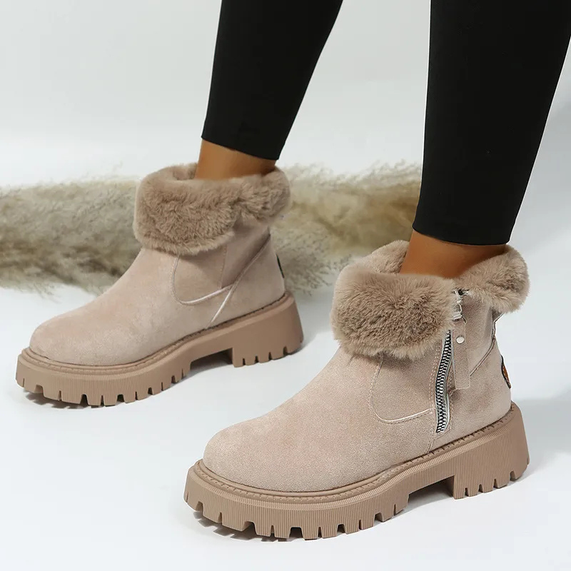 Noria - Faux fur lined chunky winter boot