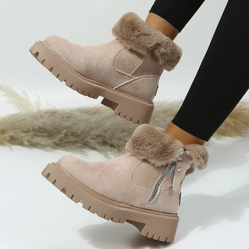 Noria - Faux fur lined chunky winter boot
