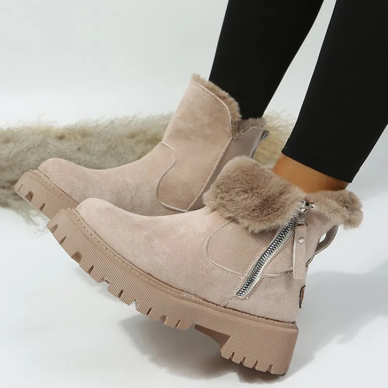Noria - Faux fur lined chunky winter boot