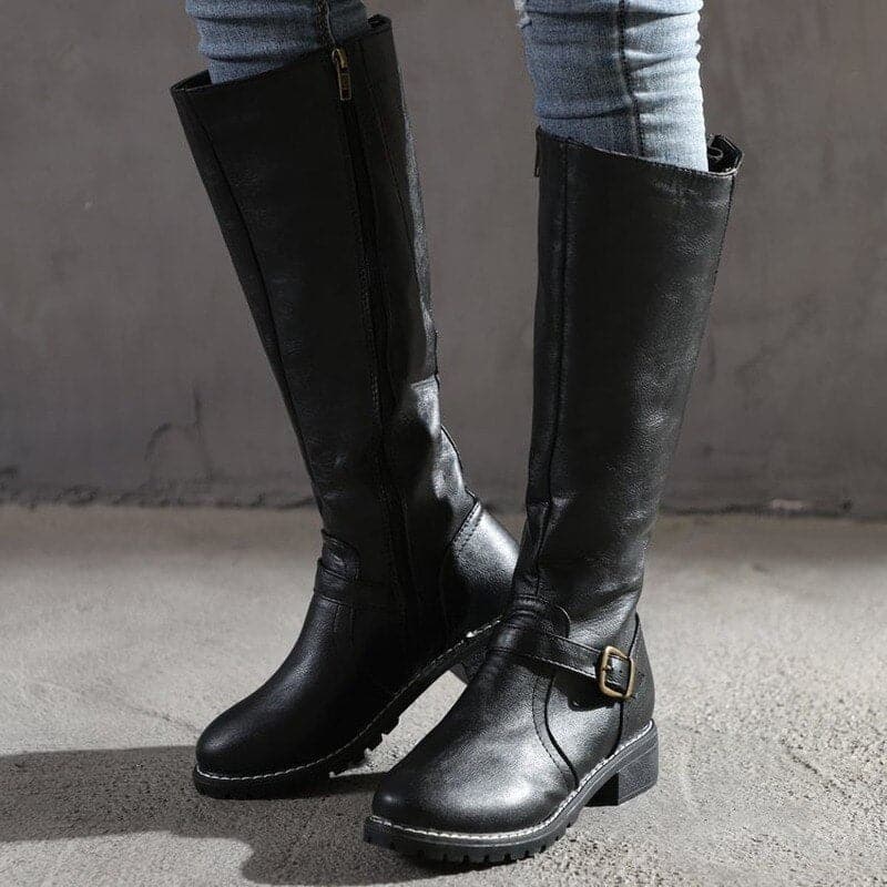The Durable - Tall buckle country riding boots