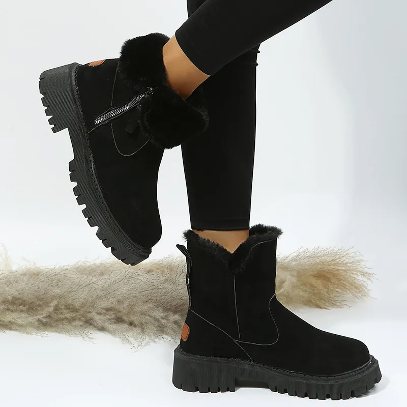 Noria - Faux fur lined chunky winter boot