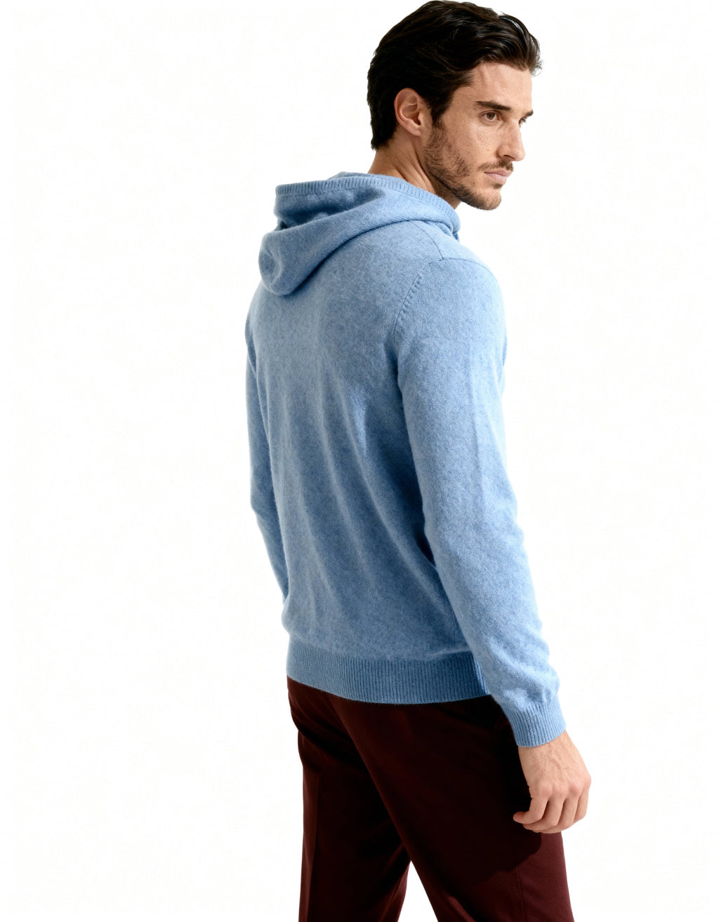 The Cashmere - Fine knit luxury hooded sweater