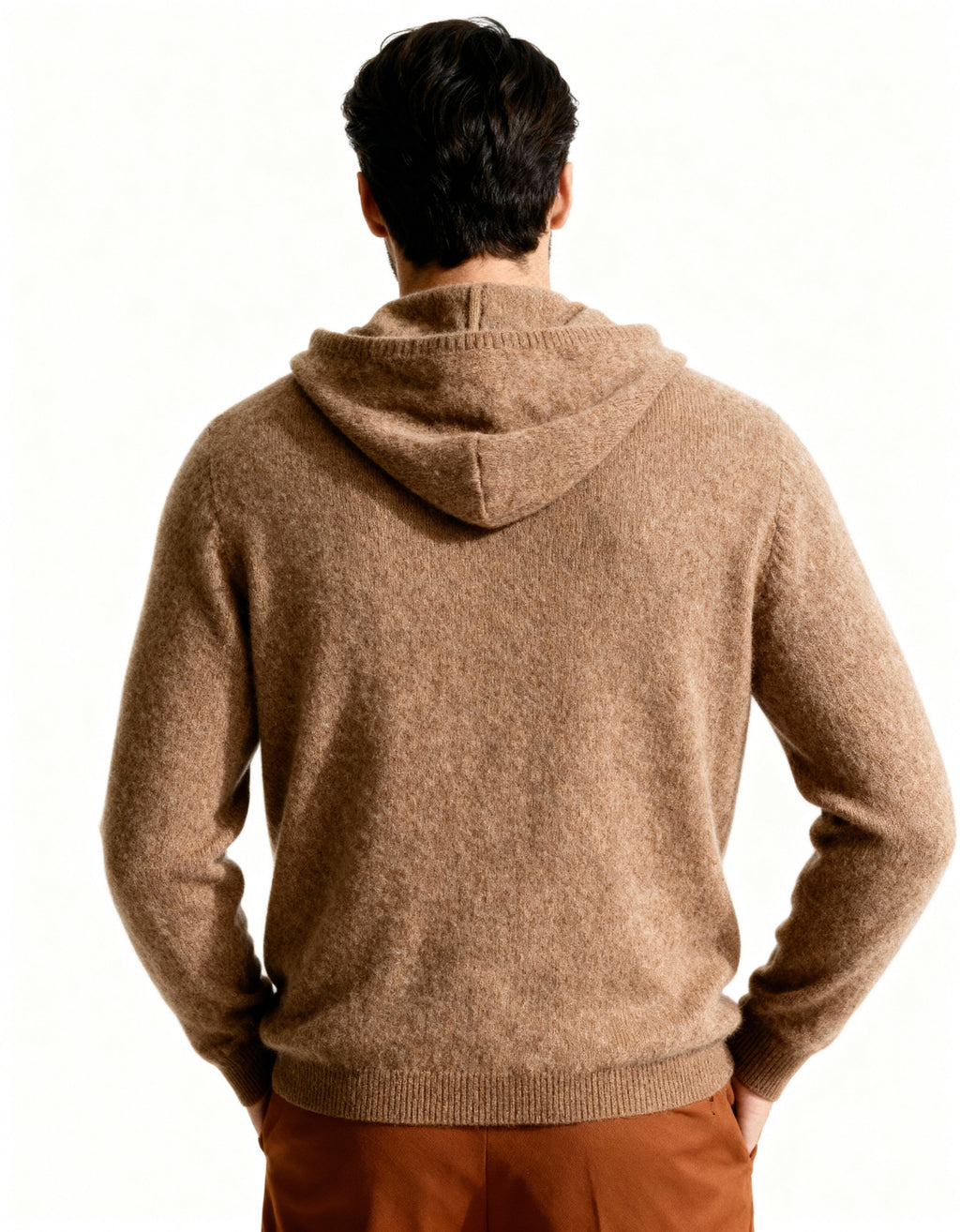 The Cashmere - Fine knit luxury hooded sweater