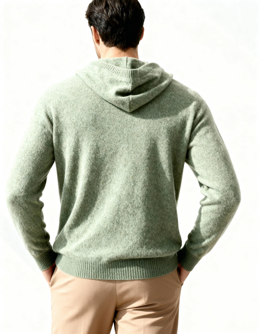 The Cashmere - Fine knit luxury hooded sweater