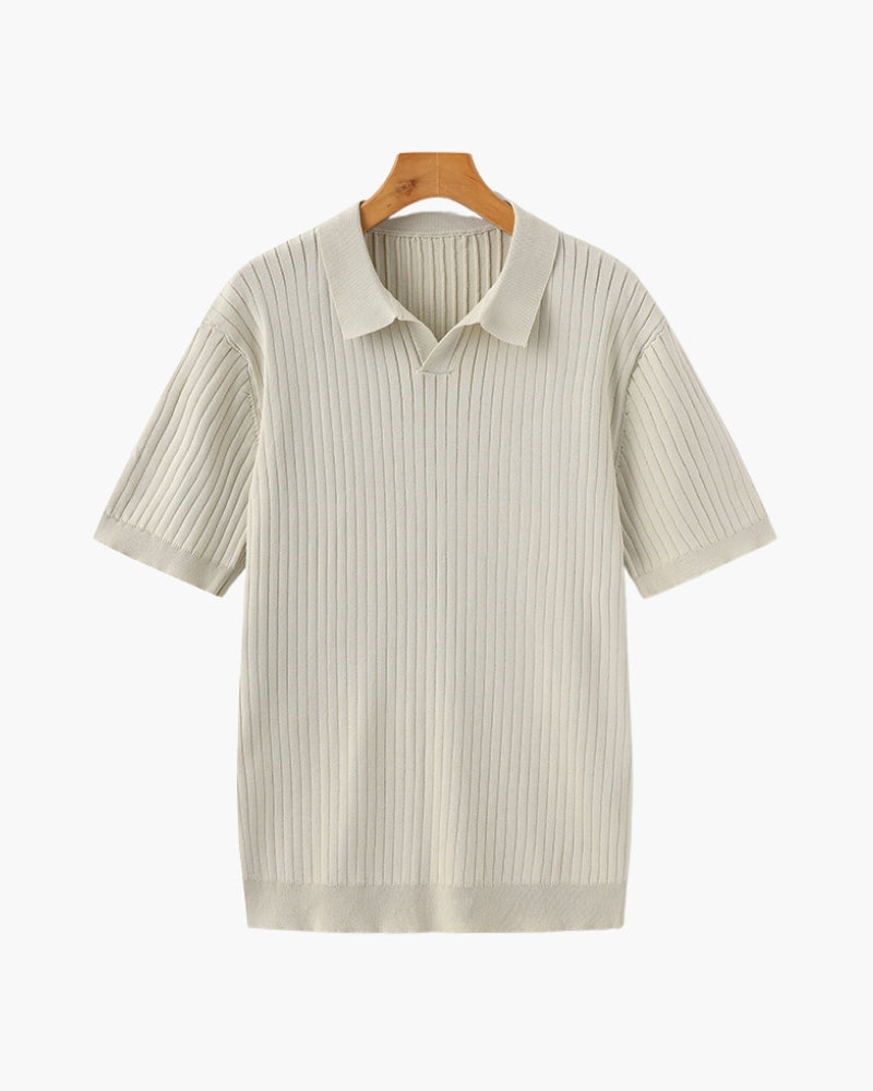 The gran turismo ribbed knit resort polo