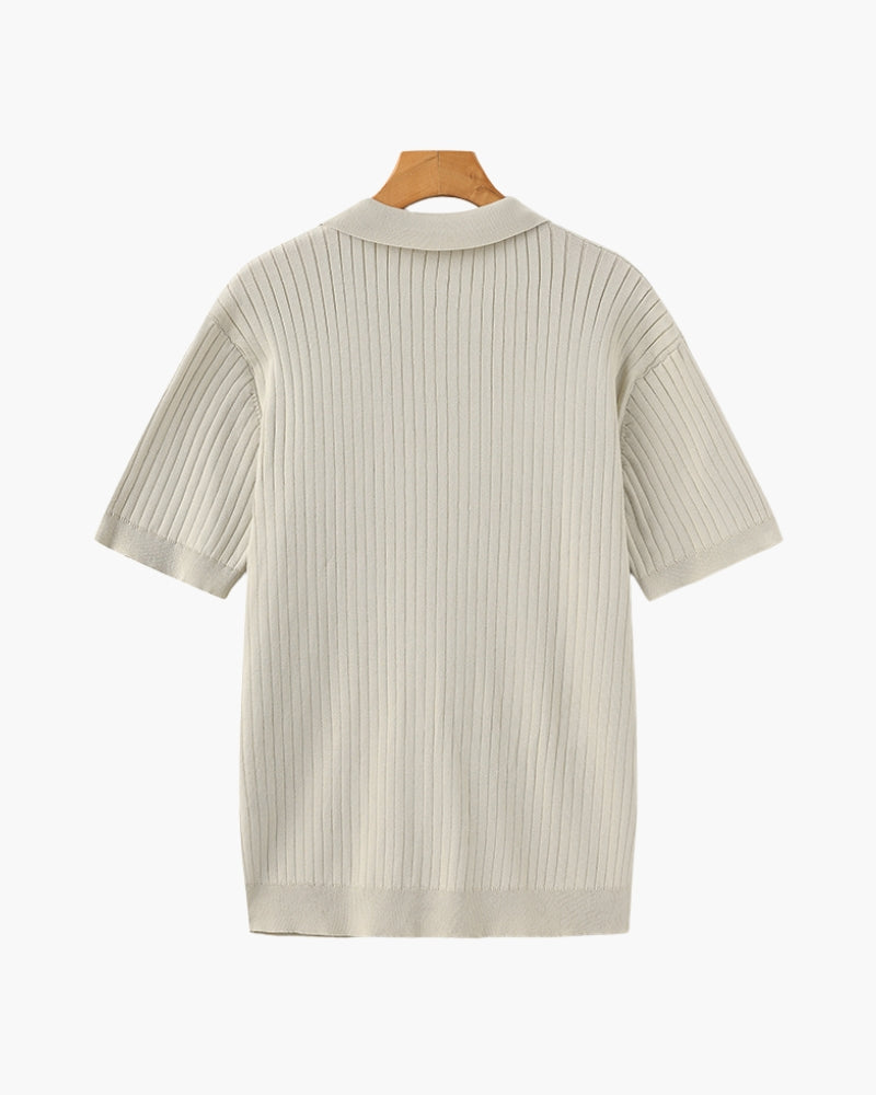 The gran turismo ribbed knit resort polo