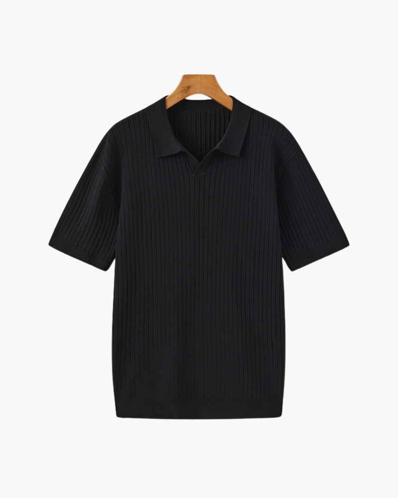 The gran turismo ribbed knit resort polo