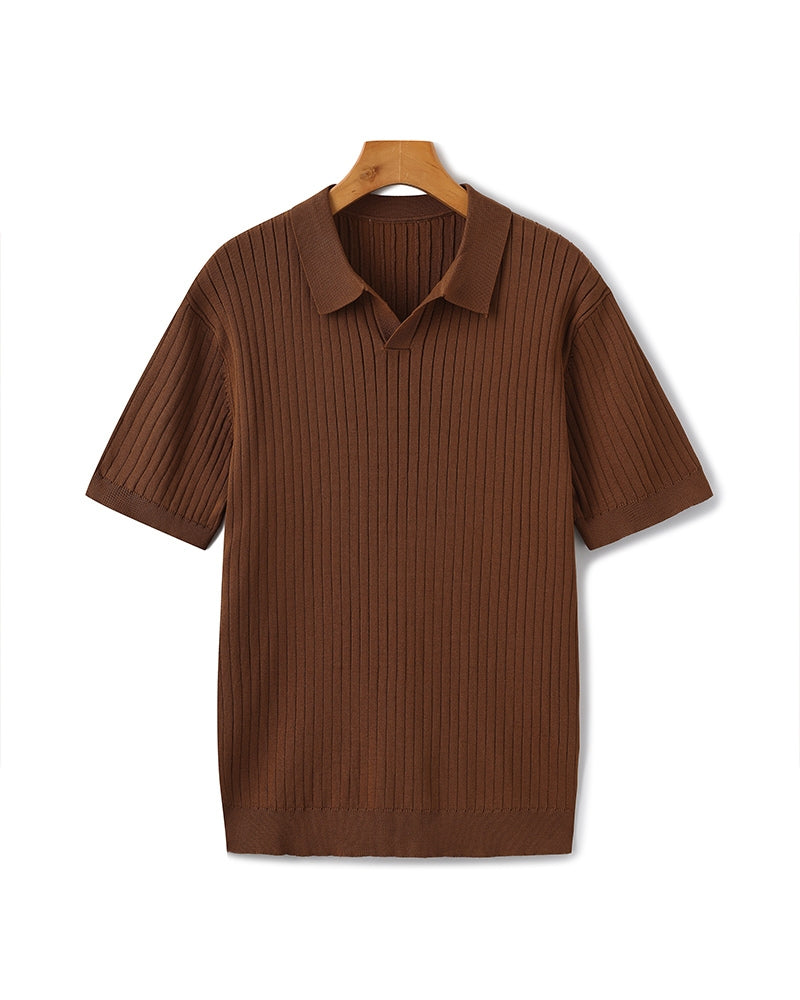 The gran turismo ribbed knit resort polo