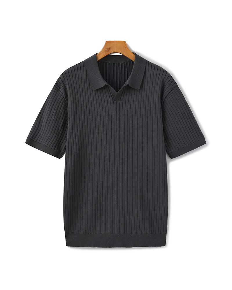 The gran turismo ribbed knit resort polo