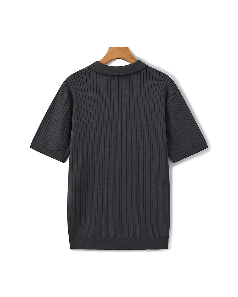 The gran turismo ribbed knit resort polo