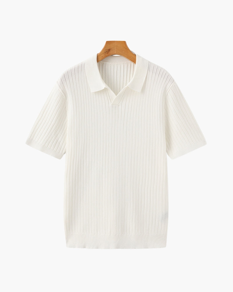 The gran turismo ribbed knit resort polo