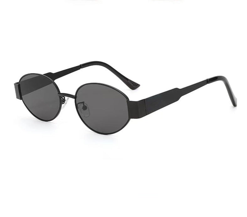 Zara - Metal oval 90s slim fashion sunglasses