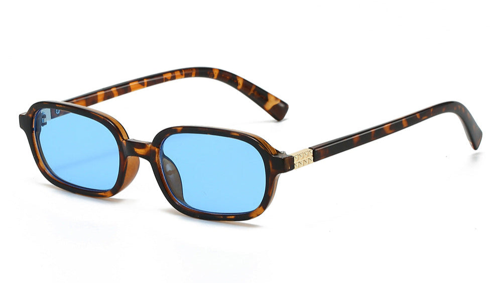 Skye - Slim rectangular 90s fashion sunglasses