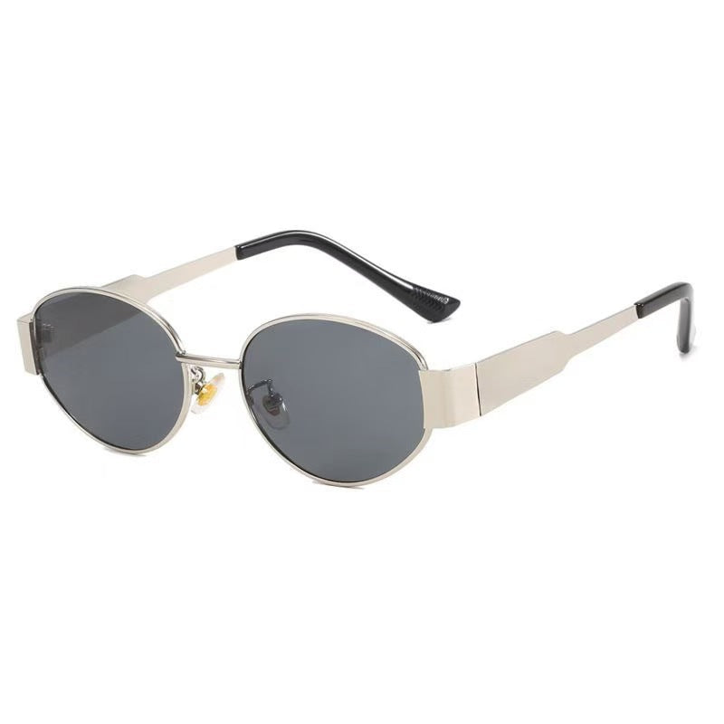 Zara - Metal oval 90s slim fashion sunglasses
