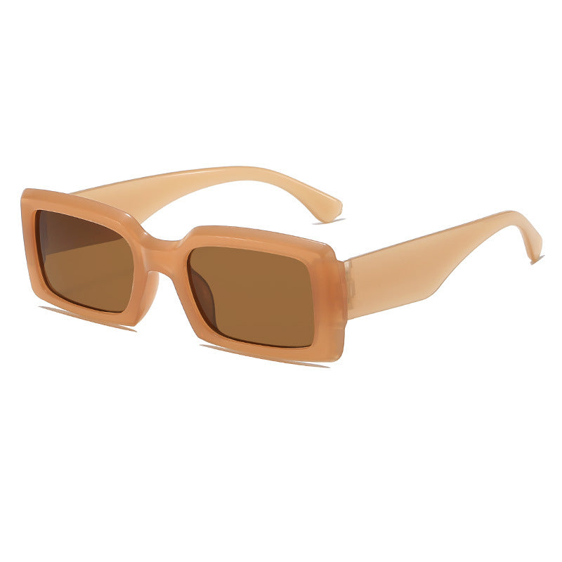 Cleo - Chunky rectangular 90s fashion sunglasses