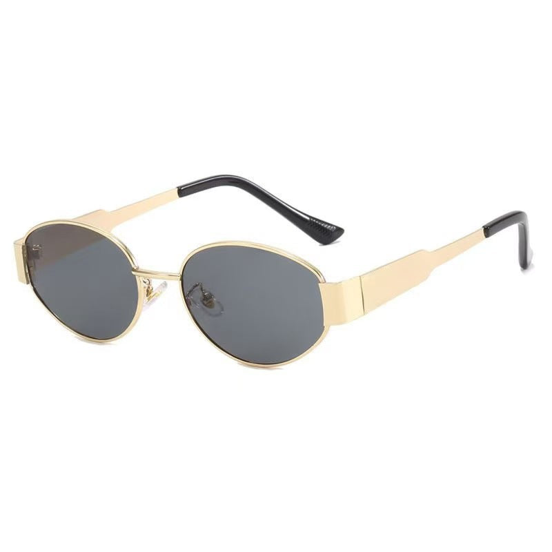 Zara - Metal oval 90s slim fashion sunglasses
